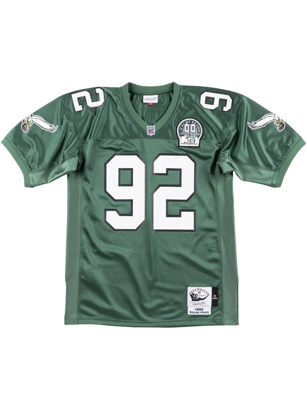 Топ Philadelphia Eagles 1992 Reggie White Mitchell & Ness, зеленый
Топ Philadelphia Eagles 1992 Reggie White Mitchell & Ness, зеленый