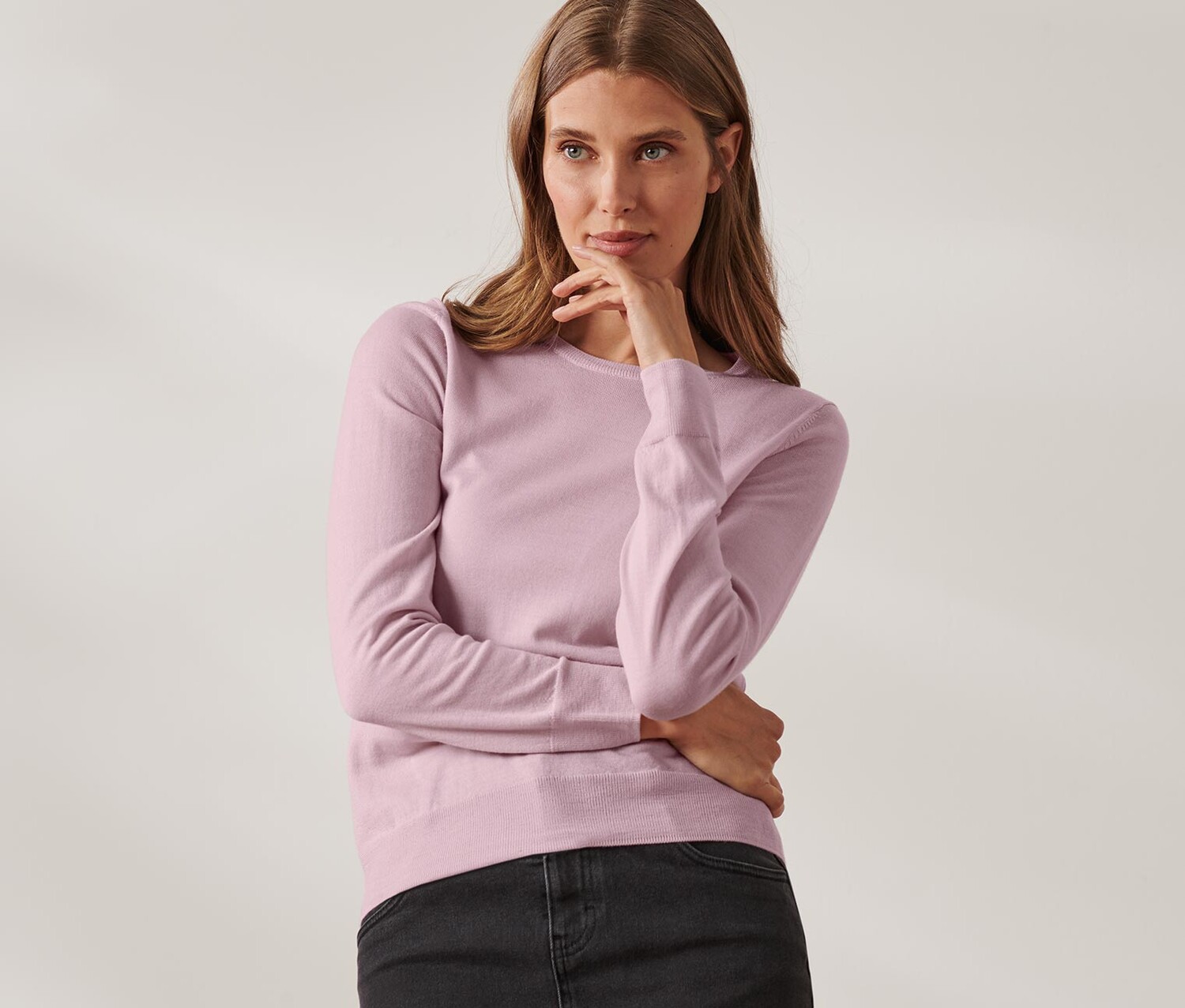 Свитер из мериносовой шерсти розового цвета Tchibo, розовый цвет
Свитер из мериносовой шерсти розового цвета Tchibo, розовый цвет