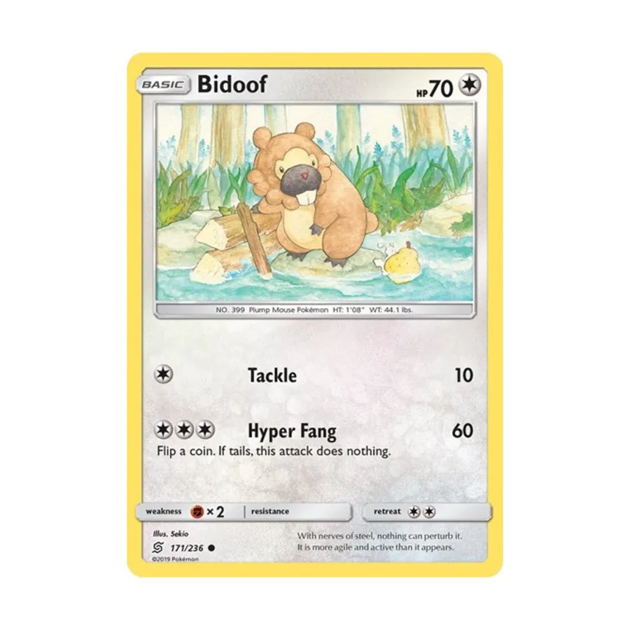 CCG Бидуф (C) № 171/236, Pokemon - SM - Unified Minds - Singles
CCG Бидуф (C) № 171/236, Pokemon - SM - Unified Minds - Singles