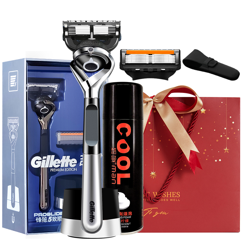 Фенгин Жисун ручная бритва скорость 5 лезвий мужская бритва 5 сменных кассет подарочный набор с пеной для бритья Gillette
Фенгин Жисун ручная бритва скорость 5 лезвий мужская бритва 5 сменных кассет подарочный набор с пеной для бритья Gillette