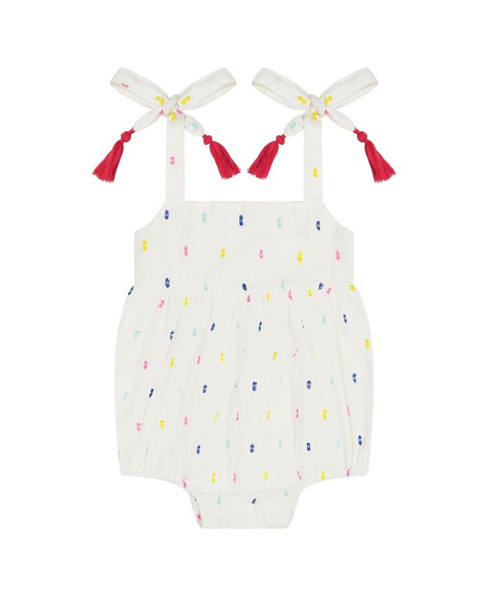 Детский комбинезон Zoe для девочек Mer St. Barth, белый 
Детский комбинезон Zoe для девочек Mer St. Barth, белый