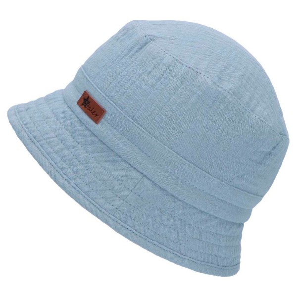 Детская рыболовная шапочка из муслина Sterntaler, голубой
Детская рыболовная шапочка из муслина Sterntaler, голубой