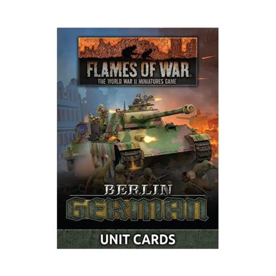 Берлин — карты немецких отрядов, Flames of War - WWII - Core Rules & Assorted (4th Edition)
Берлин — карты немецких отрядов, Flames of War - WWII - Core Rules & Assorted (4th Edition)