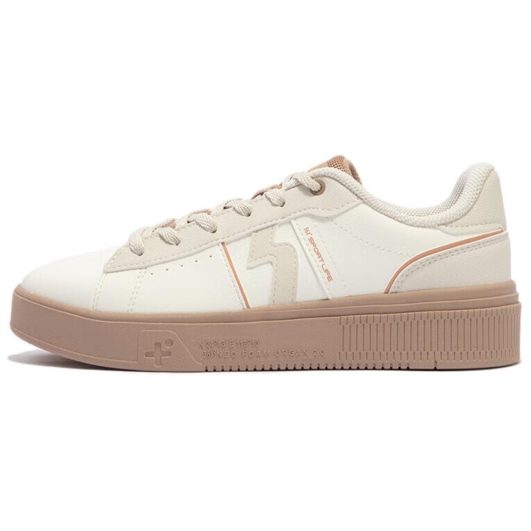 Кеды, скейтборд обувь женская низкая белый-коричневый 361°
Кеды, скейтборд обувь женская низкая белый-коричневый 361°