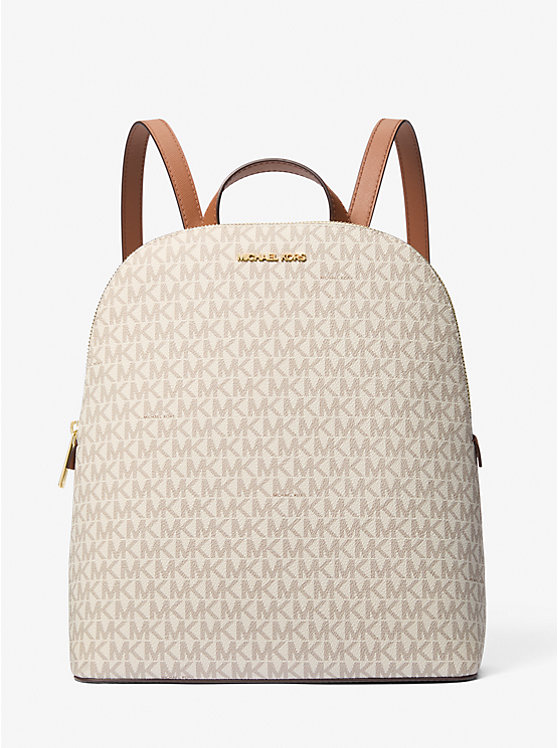 Большой рюкзак с фирменным логотипом Синди Michael Kors, бежевый
Большой рюкзак с фирменным логотипом Синди Michael Kors, бежевый