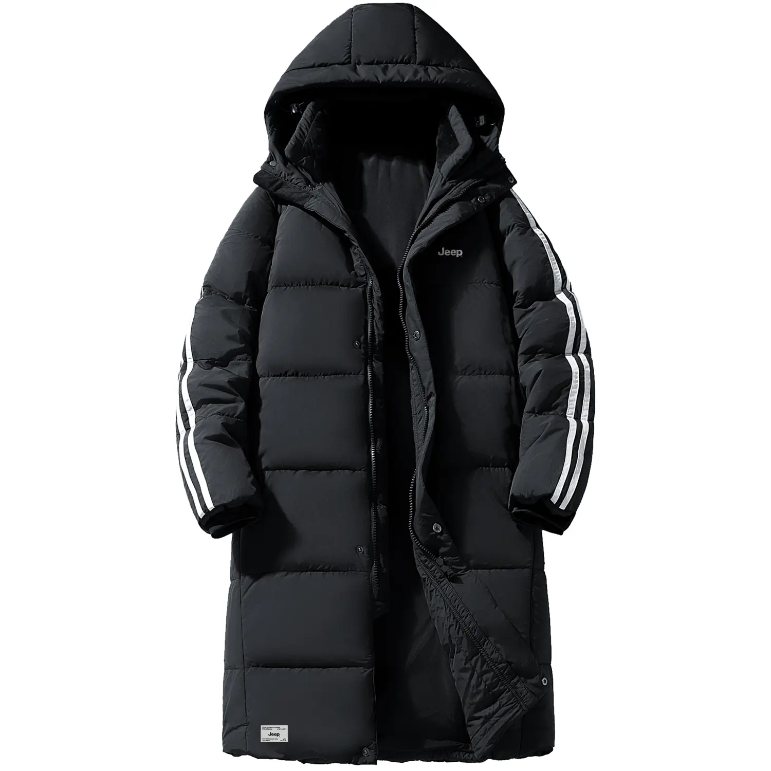 Jeep Пуховик зимний унисекс, Black (Long Down)
Jeep Пуховик зимний унисекс, Black (Long Down)