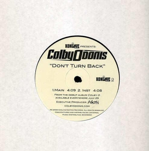 Сингл 12" O'Donis, Colby: Don't Turn Back
Сингл 12" O'Donis, Colby: Don't Turn Back