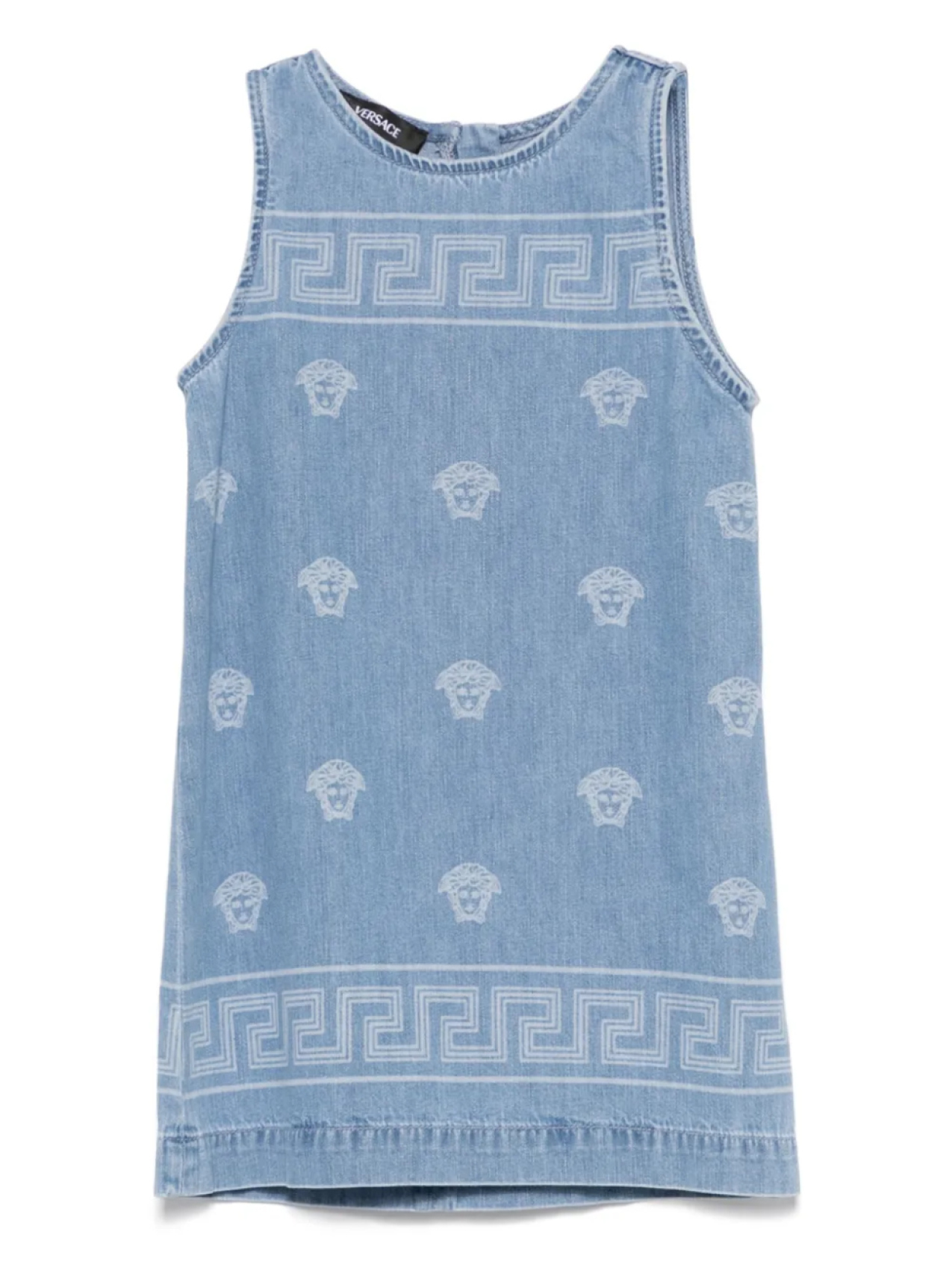 Versace Kids джинсовое платье Medusa, синий 
Versace Kids джинсовое платье Medusa, синий