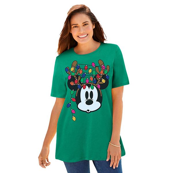 Женская футболка plus size Disney с зеленым принтом Mickey Lights Ellos, Зеленый, Женская футболка plus size Disney с зеленым принтом Mickey Lights Ellos
Женская футболка plus size Disney с зеленым принтом Mickey Lights Ellos, Зеленый, Женская футболка plus size Disney с зеленым принтом Mickey Lights Ellos