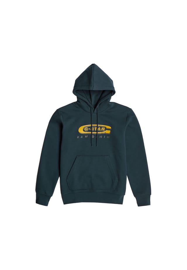 Толстовка с капюшоном из органического хлопка с логотипом Old Skool G-Star Raw, синий
Толстовка с капюшоном из органического хлопка с логотипом Old Skool G-Star Raw, синий