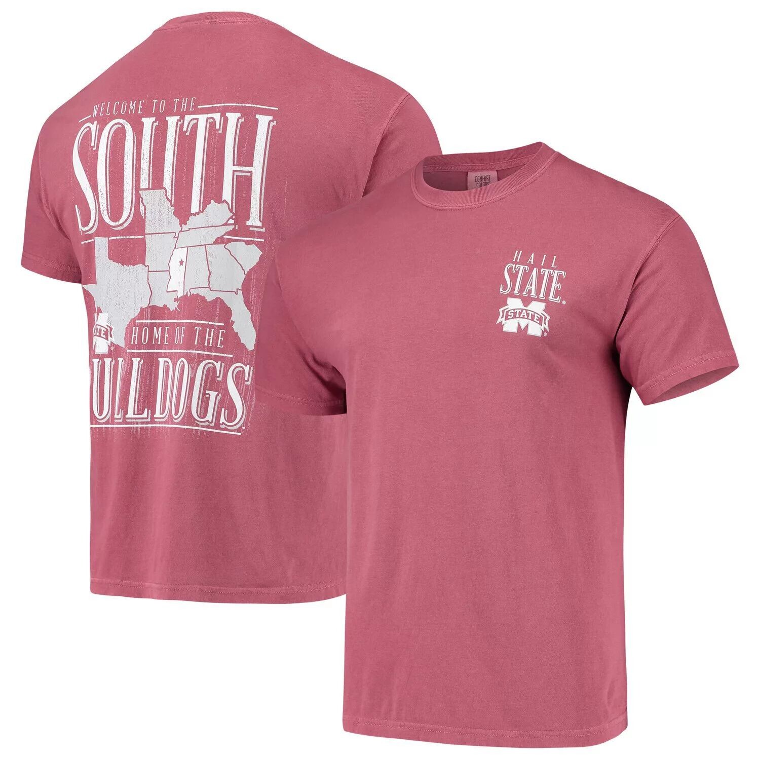 Мужская темно-бордовая футболка Mississippi State Bulldogs Comfort Colors Welcome to the South
Мужская темно-бордовая футболка Mississippi State Bulldogs Comfort Colors Welcome to the South