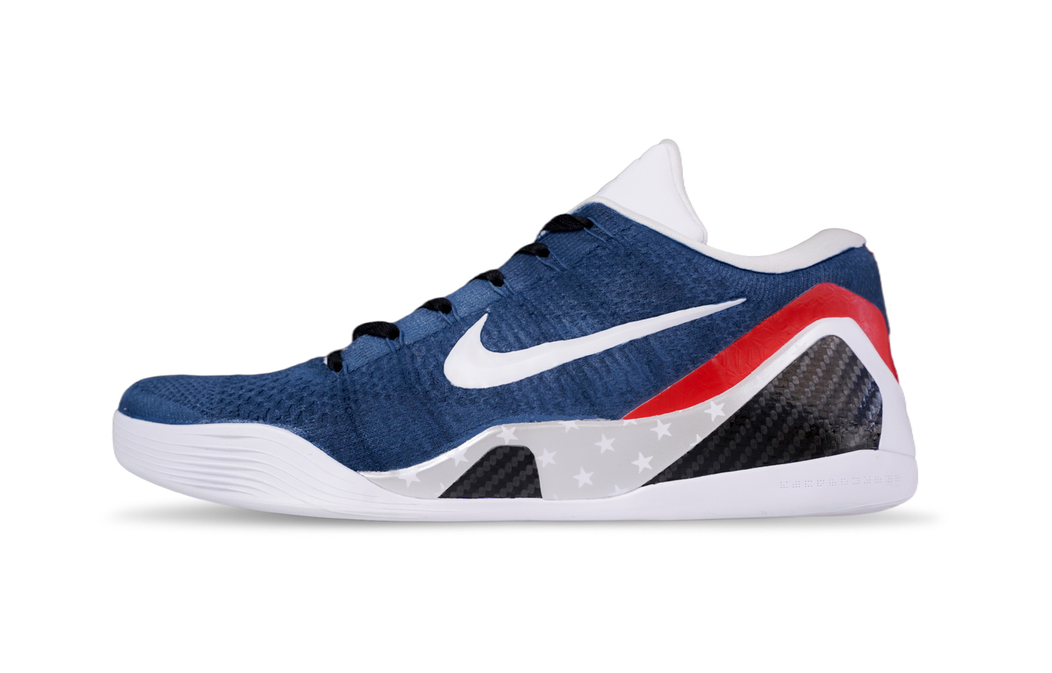 Nike Кроссовки Kobe 9 для баскетбола низкие с амортизацией дышащие сцепление unisex marine blue
Nike Кроссовки Kobe 9 для баскетбола низкие с амортизацией дышащие сцепление unisex marine blue