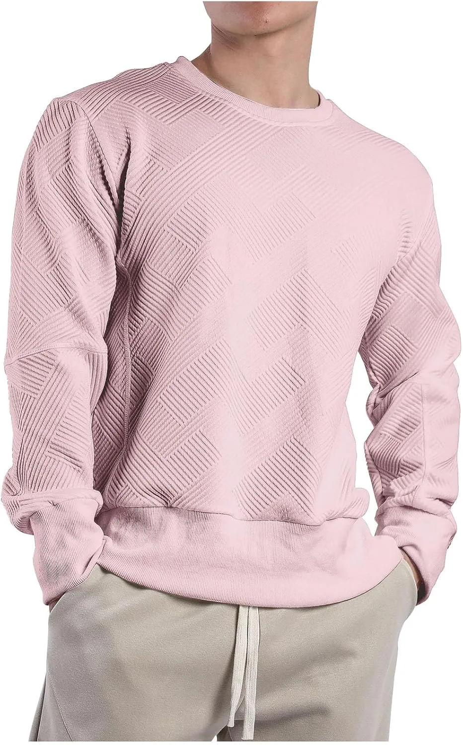 Мужской свитшот с геометрическим принтом, Casual, длинный рукав
Мужской свитшот с геометрическим принтом, Casual, длинный рукав