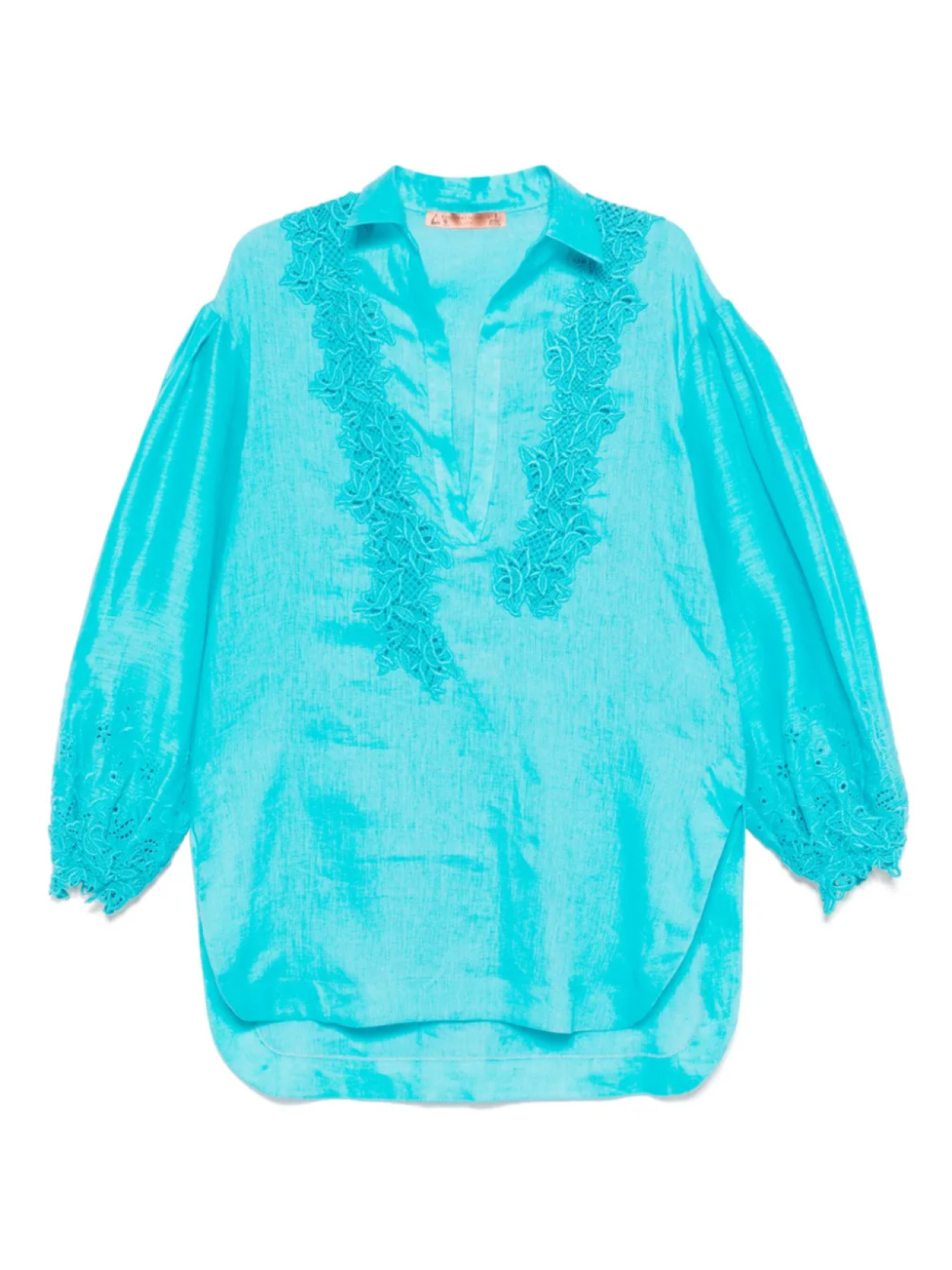 Вышитая блузка Ermanno Scervino, синий
Вышитая блузка Ermanno Scervino, синий