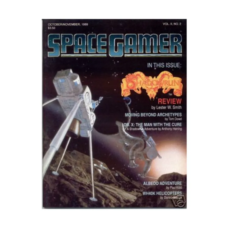 Журнал Vol. 2, #2 "Albedo Adventure - Tashtan Station, WH40K to Critter Commandos", Space Gamer Magazine (Various Publishers)
Журнал Vol. 2, #2 "Albedo Adventure - Tashtan Station, WH40K to Critter Commandos", Space Gamer Magazine (Various Publishers)