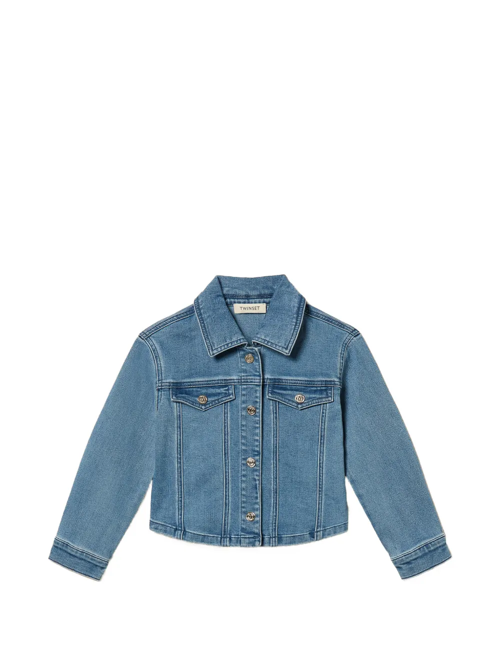 Джинсовая куртка с логотипом Twinset Kids, синий
Джинсовая куртка с логотипом Twinset Kids, синий