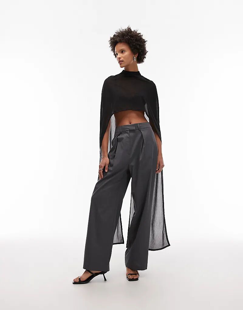 Сетчатый топ-накидка ASOS DESIGN длиной до пола, черного цвета
Сетчатый топ-накидка ASOS DESIGN длиной до пола, черного цвета
