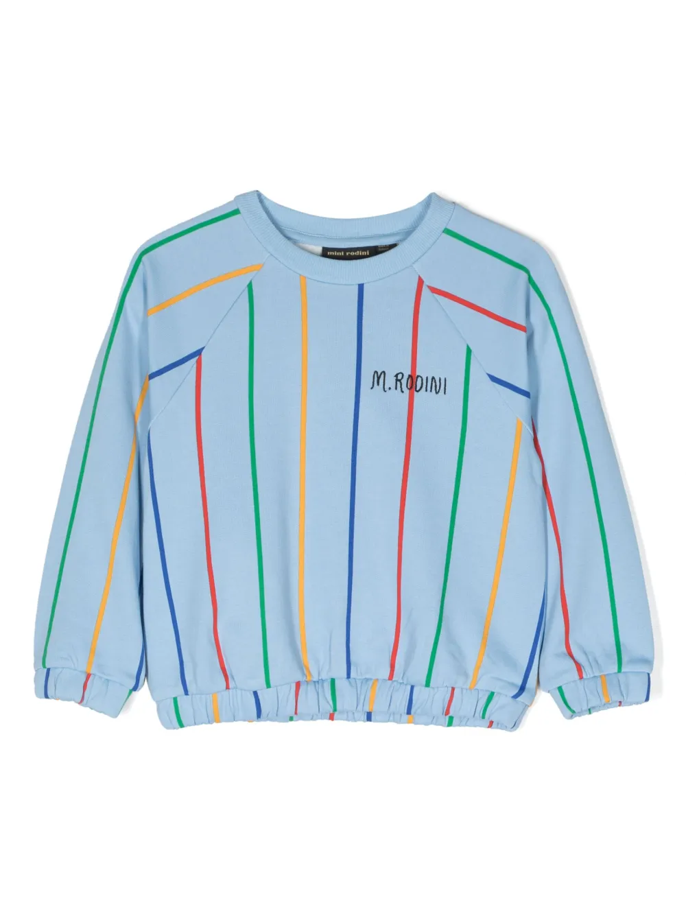 Полосатый джемпер с вышитым логотипом Mini Rodini, синий
Полосатый джемпер с вышитым логотипом Mini Rodini, синий