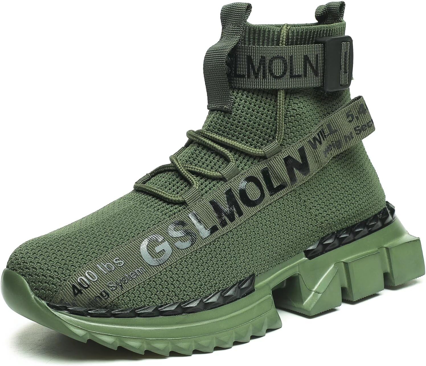 Мужские высокие кроссовки Jakcuz больших размеров, дышащие, для спорта, бега, ходьбы и тенниса, удобные, модные на платформе, зеленый
Мужские высокие кроссовки Jakcuz больших размеров, дышащие, для спорта, бега, ходьбы и тенниса, удобные, модные на платформе, зеленый