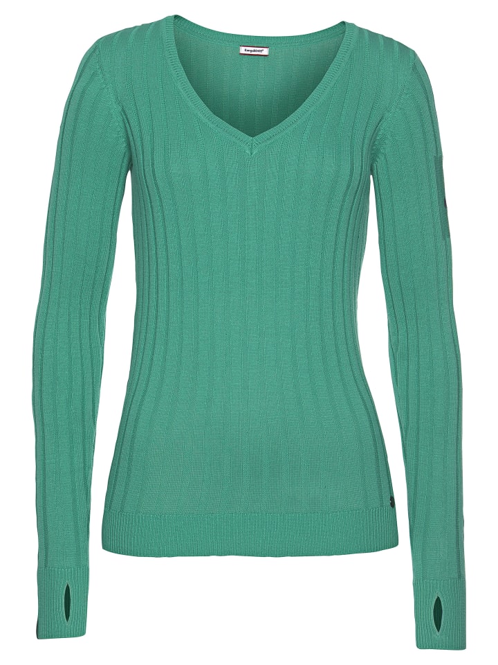 Свитер с V-образным вырезом зеленого цвета Kangaroos
Свитер с V-образным вырезом зеленого цвета Kangaroos