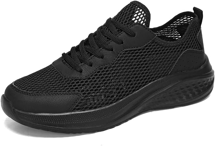 Мужские повседневные кроссовки для бега, дышащая сетка, противоскользящие, с круглым носком, легкие и мягкие на шнуровке, подходят для ежедневных прогулок и покупок Igzbibg, черный
Мужские повседневные кроссовки для бега, дышащая сетка, противоскользящие, с круглым носком, легкие и мягкие на шнуровке, подходят для ежедневных прогулок и покупок Igzbibg, черный