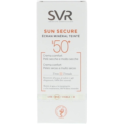 SVR Sun Secure Ecran Mineral Color SPF 50 для нормальной и комбинированной кожи 50 мл
SVR Sun Secure Ecran Mineral Color SPF 50 для нормальной и комбинированной кожи 50 мл