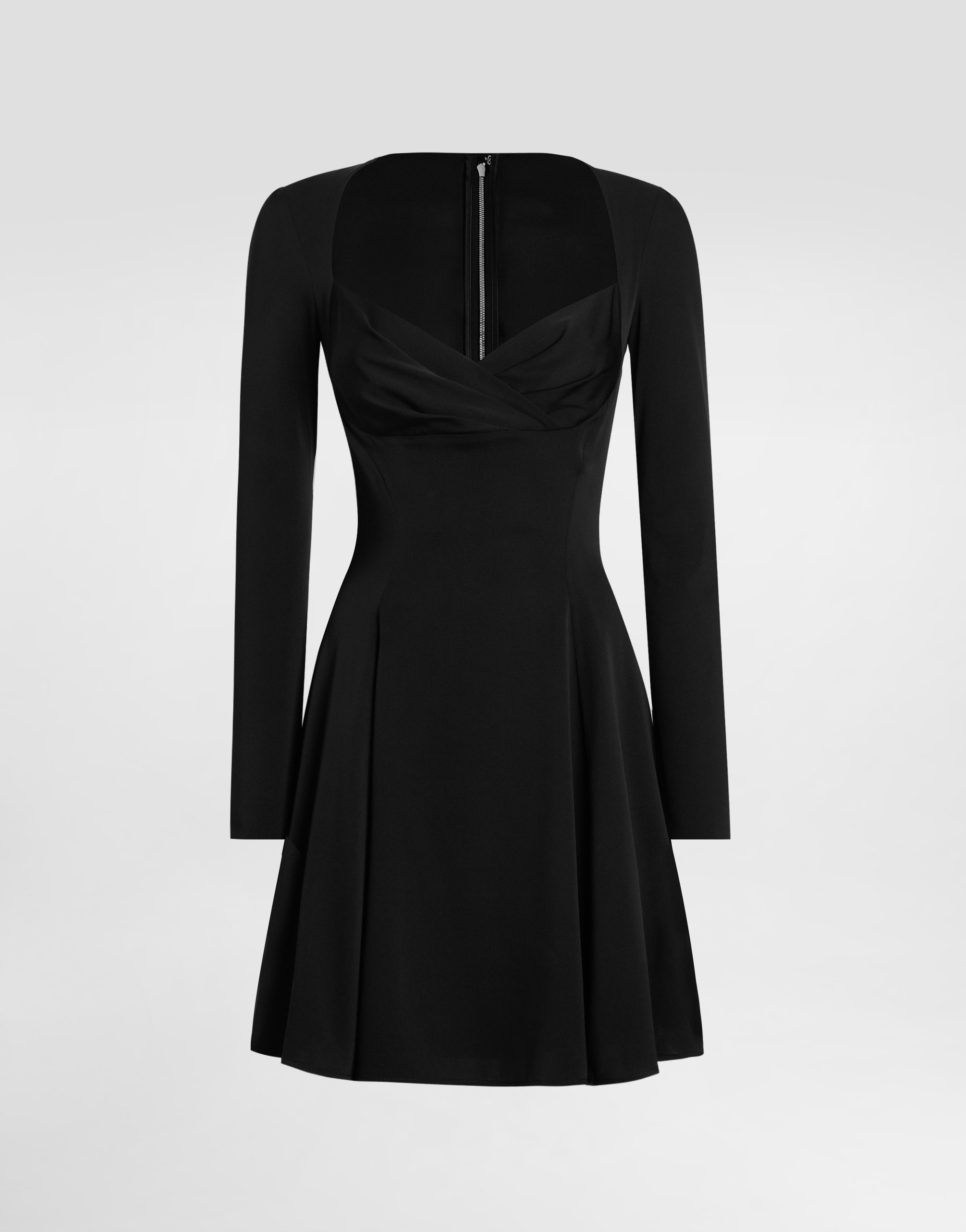 Платье из кадди с годе Dolce & Gabbana, черный
Платье из кадди с годе Dolce & Gabbana, черный