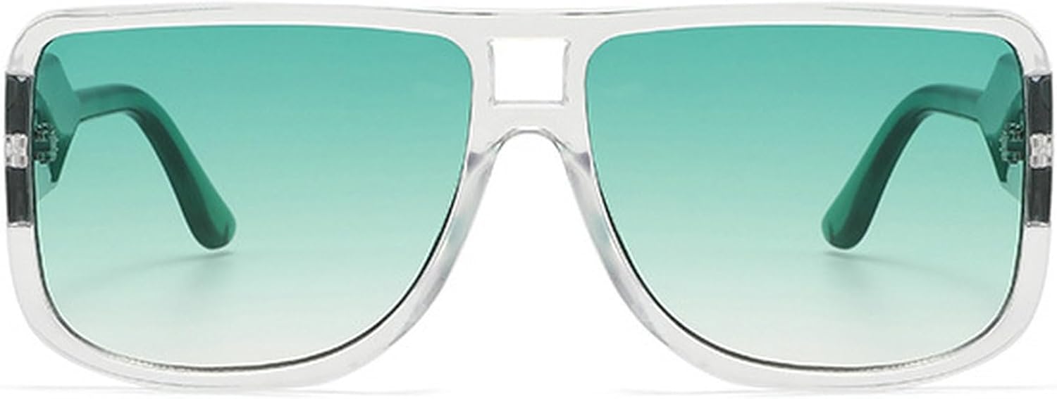 Ретро-солнцезащитные очки-пилот для женщин, модные роскошные солнцезащитные очки с плоской верхней частью, дизайнерские солнцезащитные очки с градиентом, мужские очки большого размера mincl, Light Green
Ретро-солнцезащитные очки-пилот для женщин, модные роскошные солнцезащитные очки с плоской верхней частью, дизайнерские солнцезащитные очки с градиентом, мужские очки большого размера mincl, Light Green