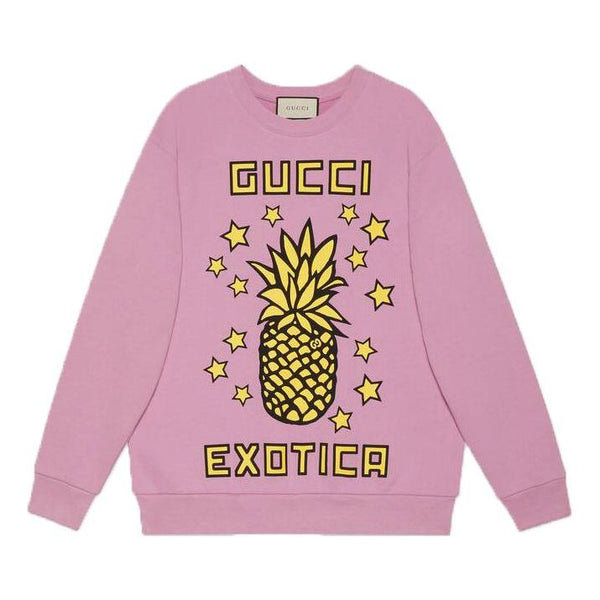 Свитер pineapple printed long sleeve sweater for pink Gucci, розовый
Свитер pineapple printed long sleeve sweater for pink Gucci, розовый