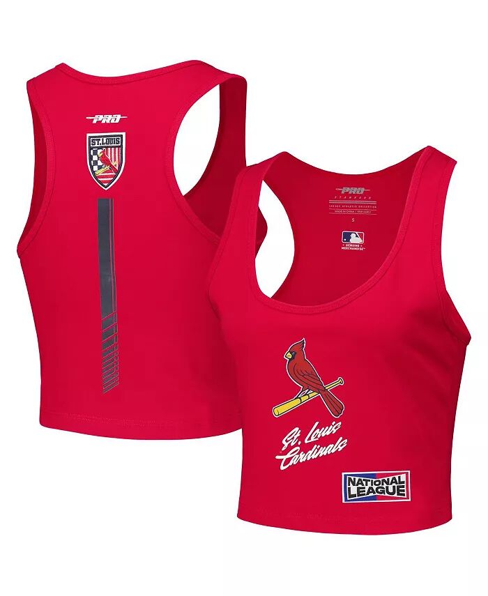 Женская красная майка St. Louis Cardinals Fast Lane Fitted Tri-Blend Cropped Pro Standard
Женская красная майка St. Louis Cardinals Fast Lane Fitted Tri-Blend Cropped Pro Standard