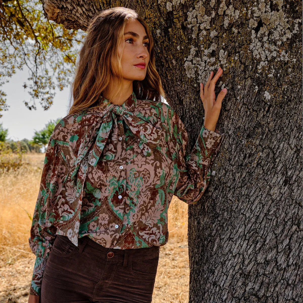 Женская рубашка с бантом Verhunt, зеленый
Женская рубашка с бантом Verhunt, зеленый