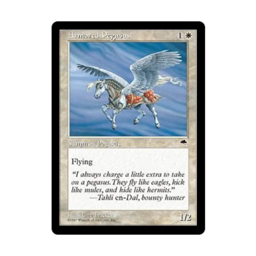 CCG Бронированный Пегас (клавиша C), MTG - Tempest
CCG Бронированный Пегас (клавиша C), MTG - Tempest
