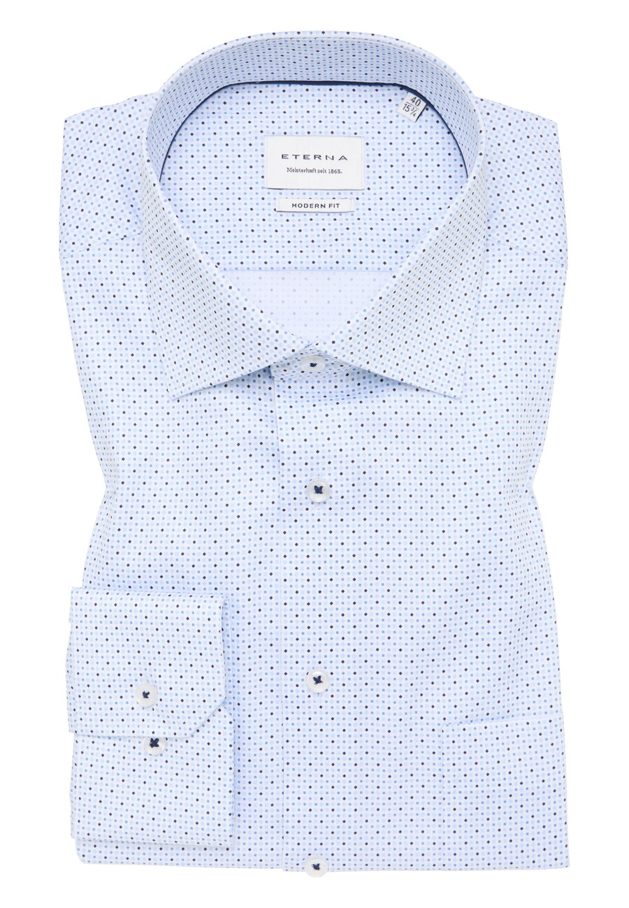 Рубашка делового покроя Regular Fit ETERNA, синий/голубой
Рубашка делового покроя Regular Fit ETERNA, синий/голубой