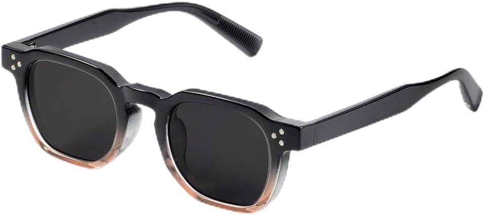 Модные солнцезащитные очки Polygon для женщин и мужчин в винтажном стиле с круглыми заклепками, с защитой от бликов, для вождения, с защитой от УФ-излучения HYYZZC, C2 Gradient Black
Модные солнцезащитные очки Polygon для женщин и мужчин в винтажном стиле с круглыми заклепками, с защитой от бликов, для вождения, с защитой от УФ-излучения HYYZZC, C2 Gradient Black