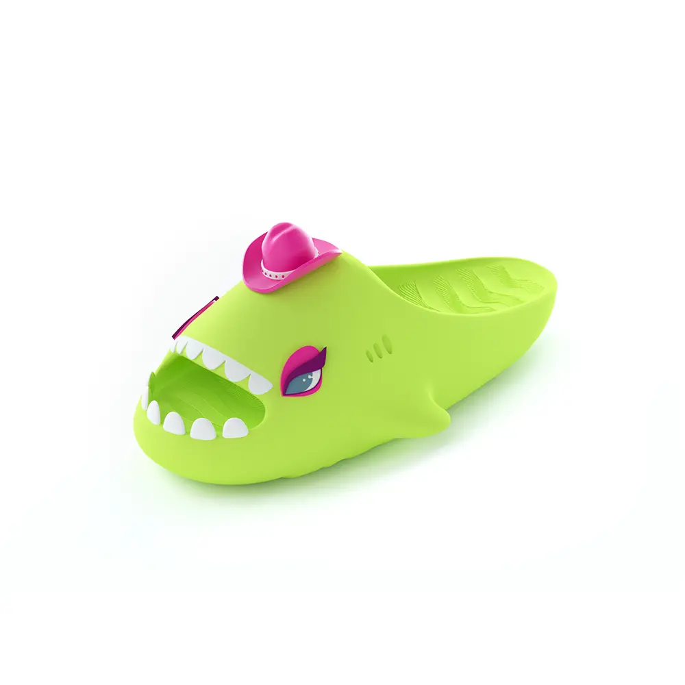 HelloSlippers Акула слайдеры унисекс неоново-зеленые, цвет Neon Green
HelloSlippers Акула слайдеры унисекс неоново-зеленые, цвет Neon Green
