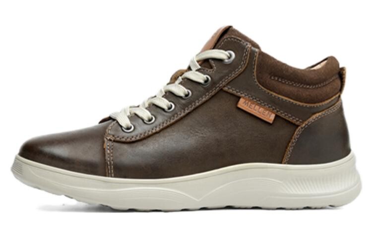 Кеды мужские, Обувь для скейтборда Мужская с высоким верхом Mellen, коричневый
Кеды мужские, Обувь для скейтборда Мужская с высоким верхом Mellen, коричневый