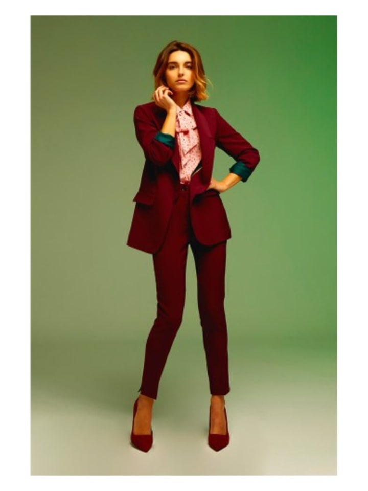 Тканевые брюки & me, цвет granat
Тканевые брюки & me, цвет granat