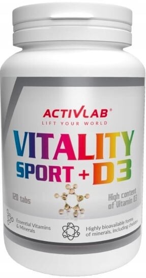 Vitality Sport +D3 Витамин D Activlab 120 таб. Inna marka
Vitality Sport +D3 Витамин D Activlab 120 таб. Inna marka