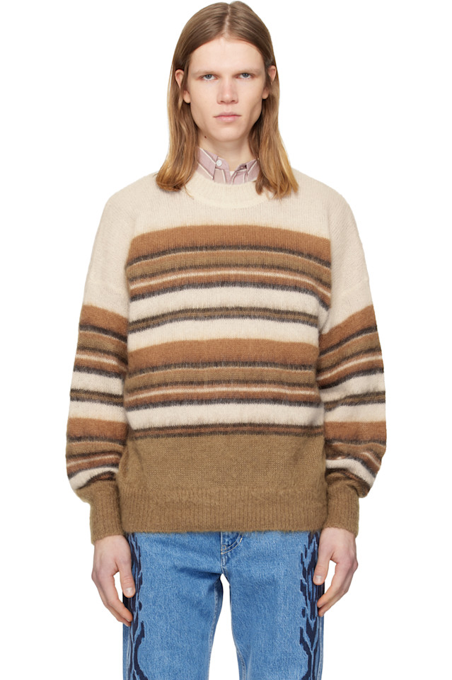 Isabel Marant Бежево-Коричневый свитер с дрюбелями
Isabel Marant Бежево-Коричневый свитер с дрюбелями