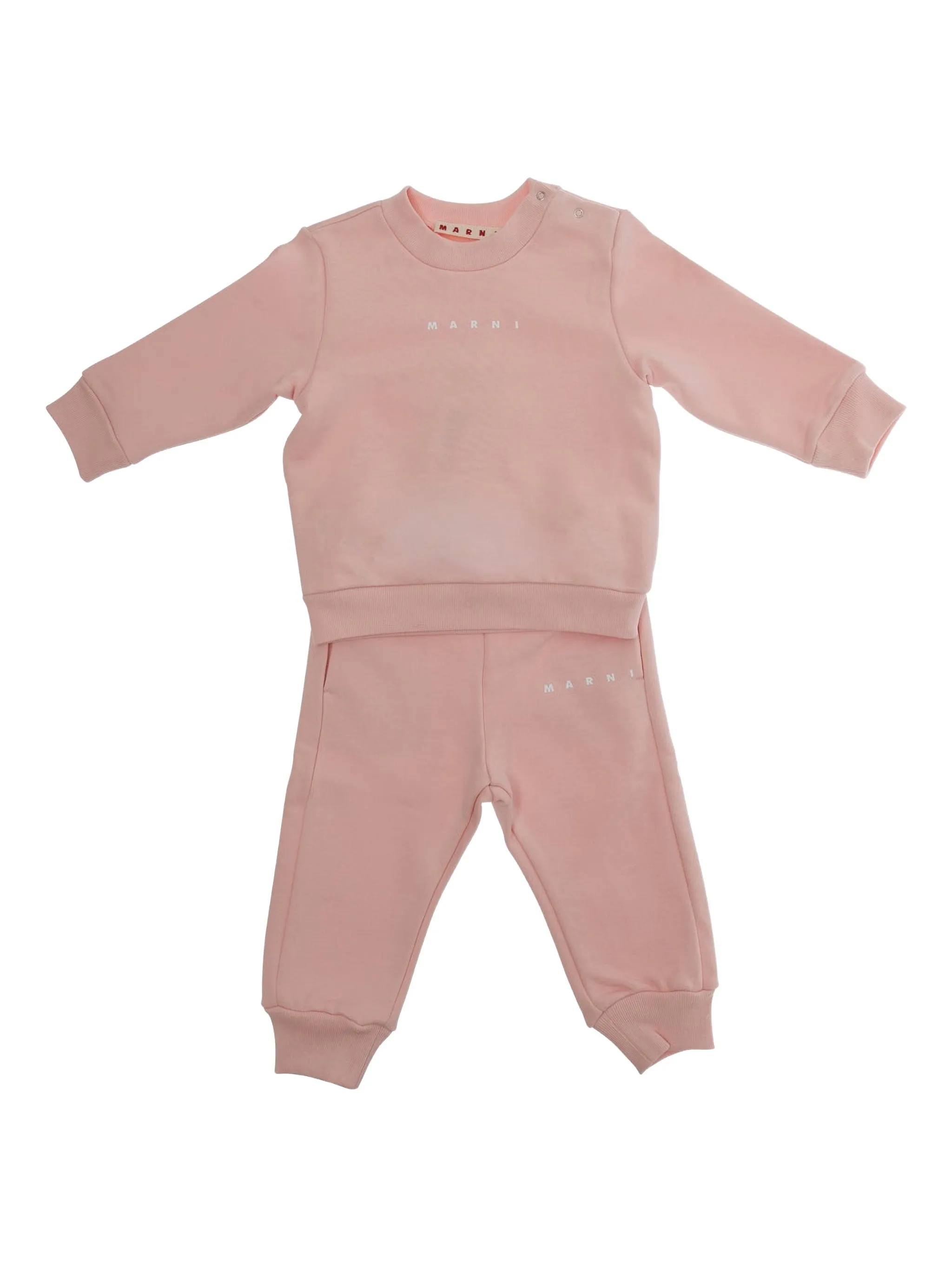 Спортивный костюм с логотипом Marni Kids, розовый
Спортивный костюм с логотипом Marni Kids, розовый
