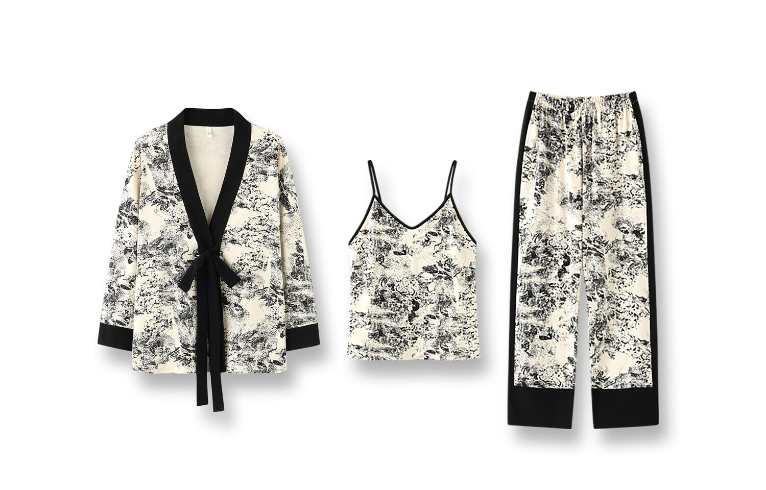 Qiaoweini Jovini Женская пижама, Бежевый 
Qiaoweini Jovini Женская пижама, Бежевый