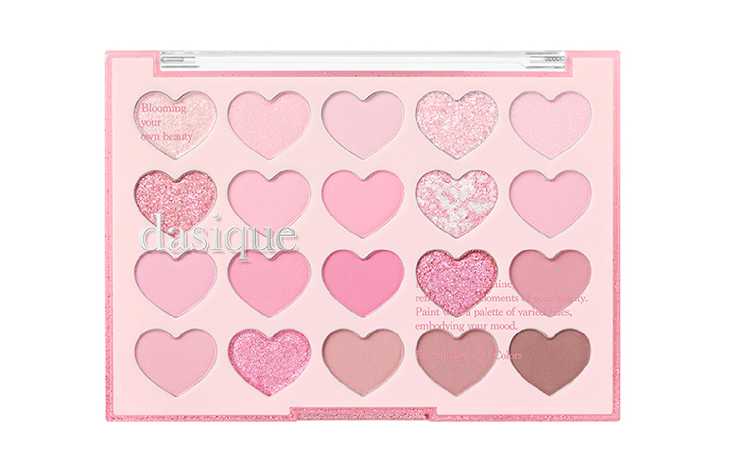 Палетка теней для век Heart 20 цветов, легко растушевываются, подчеркивают глаза #06/#07 Dasique
Палетка теней для век Heart 20 цветов, легко растушевываются, подчеркивают глаза #06/#07 Dasique
