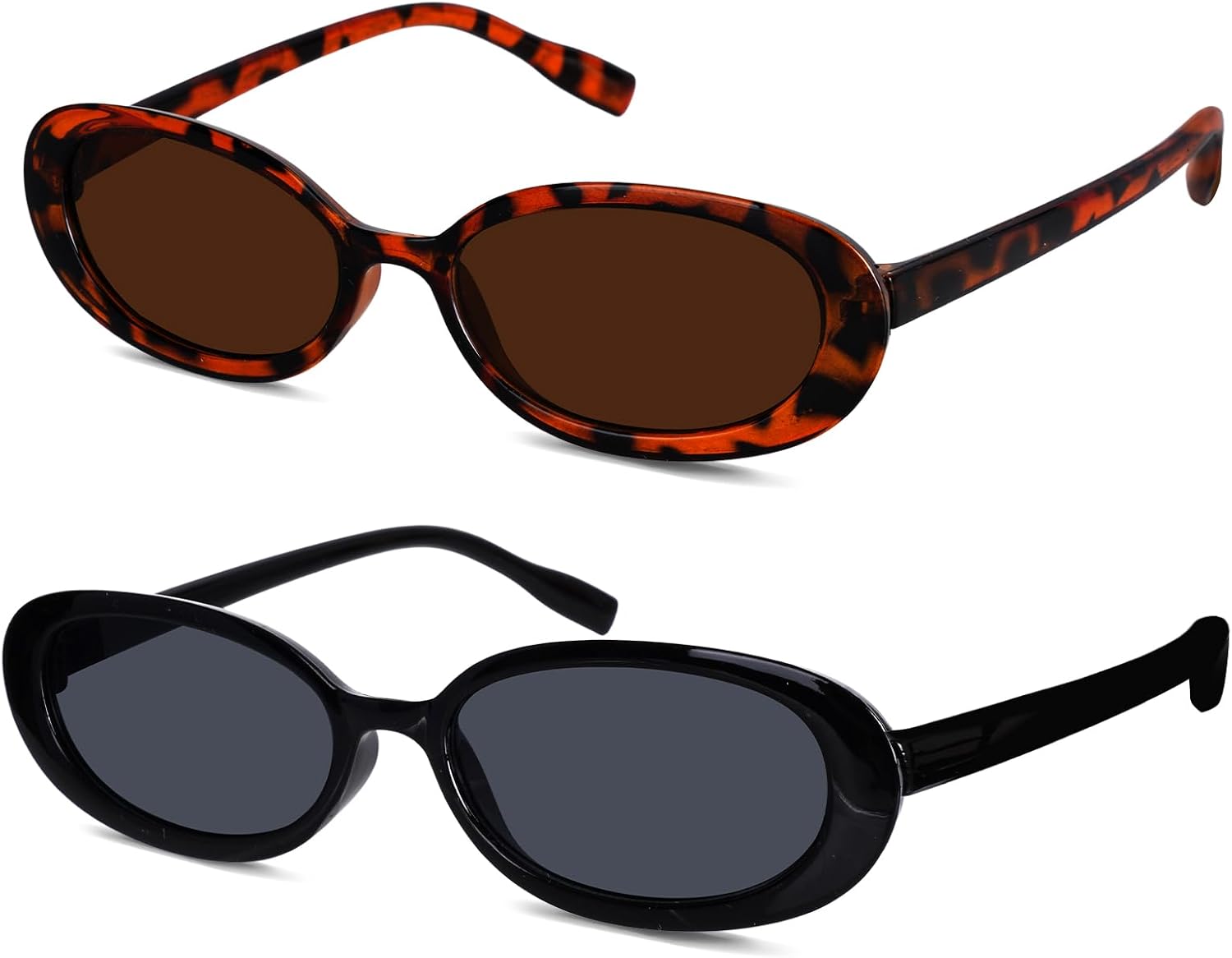 Ретро овальные солнцезащитные очки для женщин в стиле 90-х, модные солнцезащитные очки Y2K, маленькие овальные солнцезащитные очки для женщин YKYUASD, Black/Grey+leopard/Tea
Ретро овальные солнцезащитные очки для женщин в стиле 90-х, модные солнцезащитные очки Y2K, маленькие овальные солнцезащитные очки для женщин YKYUASD, Black/Grey+leopard/Tea