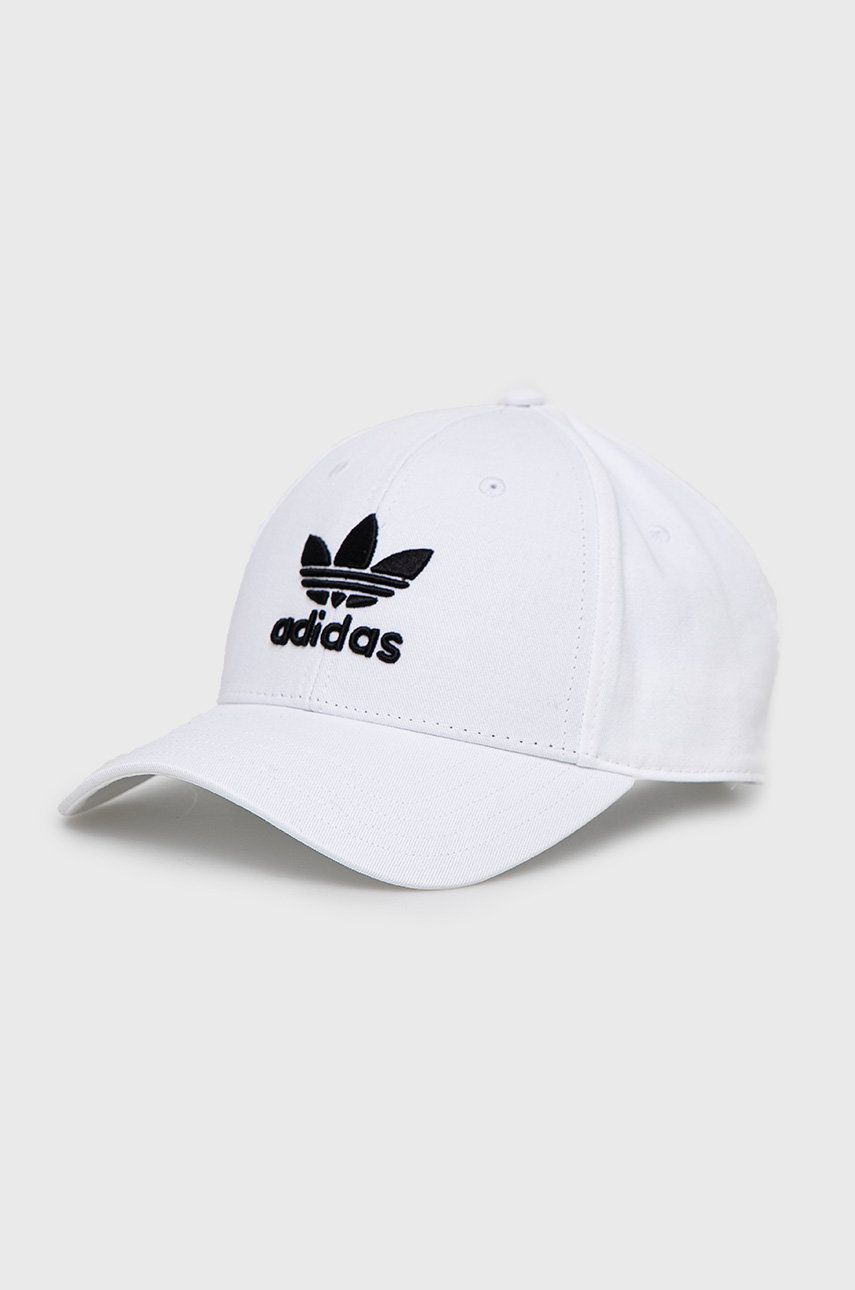 Хлопковая бейсболка adidas Originals, белый
Хлопковая бейсболка adidas Originals, белый
