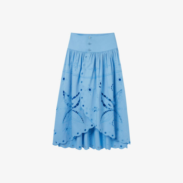 Юбка миди Claudie Pierlot хлопковая на пуговицах, синий
Юбка миди Claudie Pierlot хлопковая на пуговицах, синий