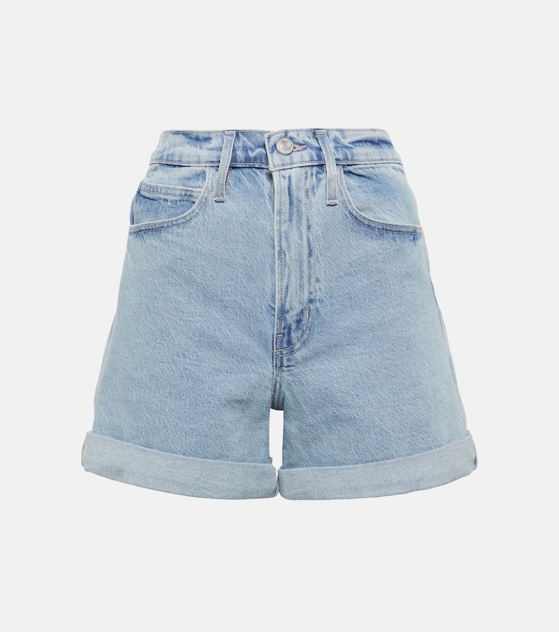 Джинсовые шорты с высокой талией и манжетами Frame, Whistle
Джинсовые шорты с высокой талией и манжетами Frame, Whistle