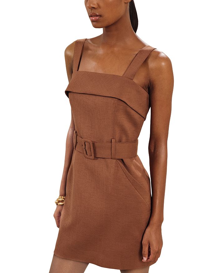 Фиа Мини-платье с поясом REISS, коричневый
Фиа Мини-платье с поясом REISS, коричневый