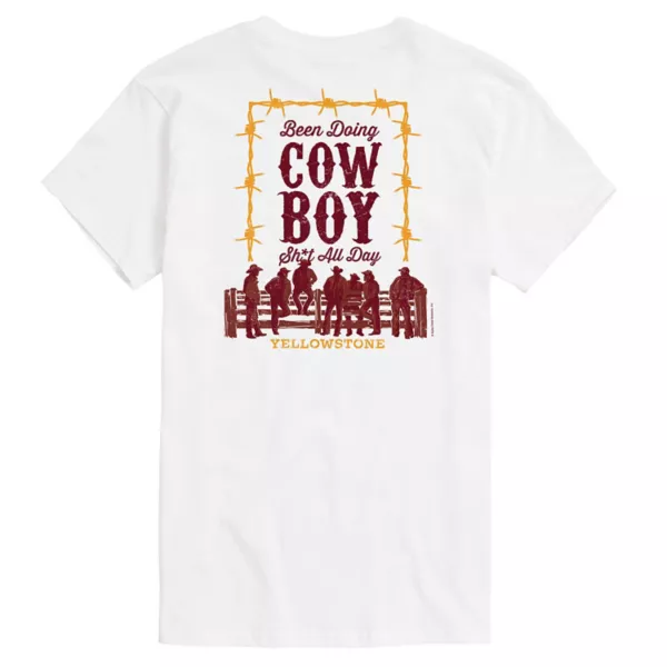 Мужская футболка с принтом ковбоя Yellowstone Licensed Character, белый
Мужская футболка с принтом ковбоя Yellowstone Licensed Character, белый