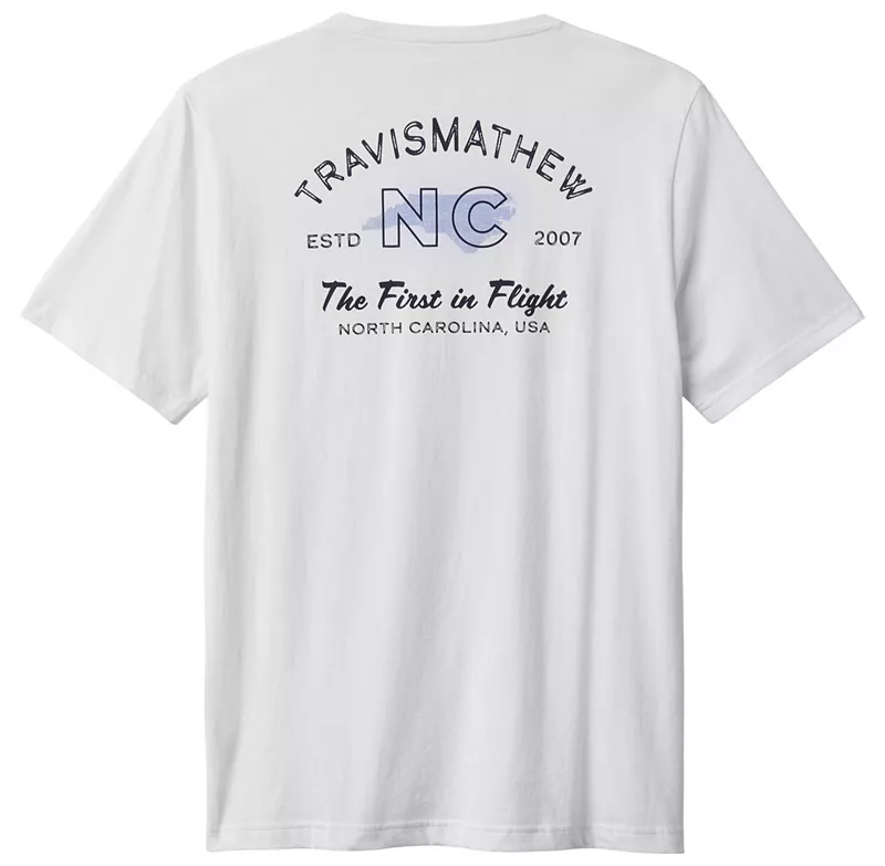 Мужская футболка для гольфа TravisMathew с графическим рисунком для каякера NC State, белый
Мужская футболка для гольфа TravisMathew с графическим рисунком для каякера NC State, белый
