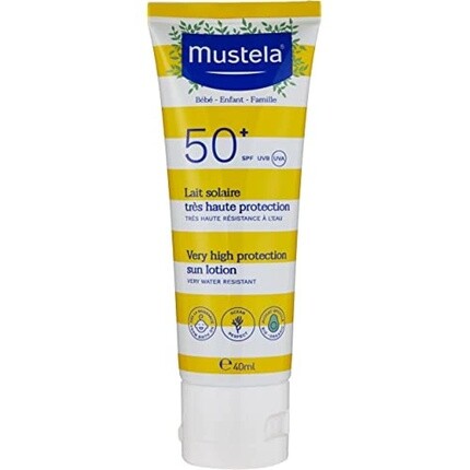 Солнцезащитный крем 40мл, Mustela
Солнцезащитный крем 40мл, Mustela